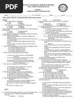 Mapeh 7 Q3 Exam