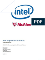 Intel McAfee Acquisition