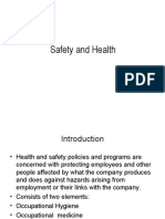 Safety and Health