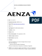 Analisis de La Empresa Aenza