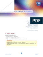 Droites Et Plans de L Espace