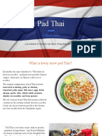 Pad Thai Presentation