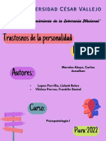 Cuadro Comparativo de Los Trastornos de La Personalidad PDF