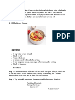 Low-Carbohydrates Diet