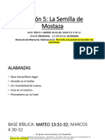 Lección 5 - La Semilla de Mostaza PDF