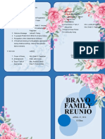 Bravo Family Reunion Programme