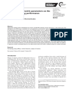 Influence of Geometric Parameters On The Bump Foil Bearing Performance