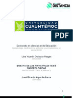 2.2 Ensayo Principales Tesis Gnoseológicas - Otalvaro - Lina