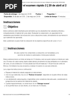 2.3.1. Presentar El Examen Rápido 2 (29 de Abril Al 2 de Mayo) - Inteligencia de Negocios (Gpo 10 EDG 2322) ..