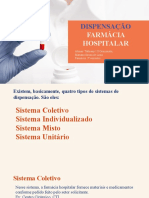 Dispensação Farmacia Hospitalar