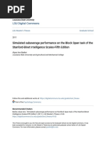 Simulated Subaverage Performance On The Block Span Task of The ST