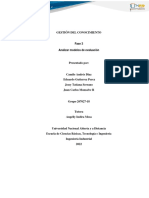 Fase 3 Gestion Del Conocimieto Colaborativo PDF