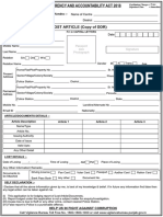 FIR Form Punjab