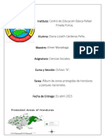 Tarea Album de Zona Protegidas y Parques de Honduras - Diana Cardenas - Octavob