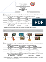 2nd PERIODIC TEST MAPEH 2022 2023