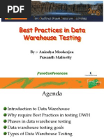 Best Practices in Data Warehouse Testing GOOD