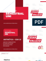 Semestral Uni - Aritmética Semana 10