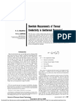 Thermal Conductivity in Geothermal Reservoirs