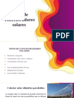 Tipos de Concentradores Solares