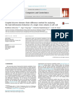 Coupled Discrete Element Finite Differen