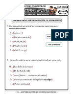 Determinación de Conjuntos - Actividades