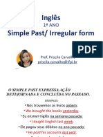 Simple Past Irregular Verbs