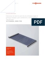 VIESSMANN-Panel Solar de Tubos de Vacío Vitosol 200-TM