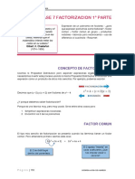 Clase 07t-Factorizacion Primera Parte