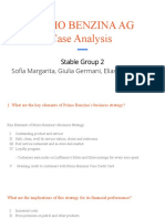 PRIMO BENZINA AG Case Analysis Group #2