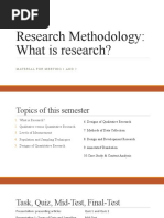 Research Methodology