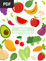 Guía de Equivalencias Nutrimentales