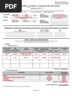 SAMPLE SALN (For Married-House or Private Spouse)