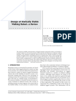 Design of Statically Stable Walking Robo