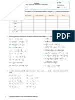 Álgebra Monómios e Polinómios