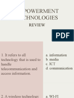 Empowerment Technologies Review