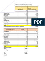 Formulación Ganado Porcino