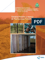 POSAF - Manual para El Establecimiento de Plantaciones Forestales