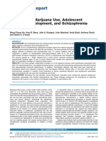 Recreational Marijuana Use, Adolescent Cognitive Development, and Schizophrenia Susceptibility-1