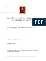 (I) Competencia Comunicativa, Dislalia - Liñan 2021 PDF