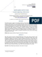 Ingeniería Química: Una Breve Reseña Chemical Engineering: A Brief Overview