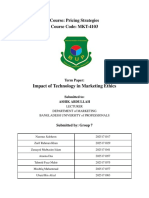 Pricing Strategy Term Paper-Group 7