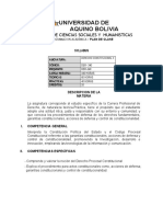 Syllabus Derecho Constitucional Ii-2022