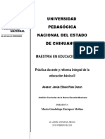 Análisis Curricular de La NEM PDF