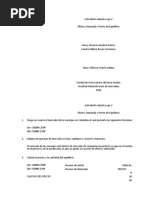 Actividad Eje 2 Oferta Demanda y Punto de Equilibrio