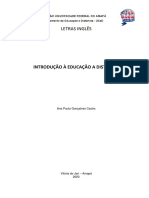 Introdução A Educação À Distância Letras/inglês