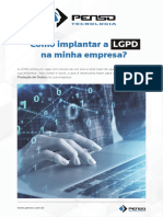 Ebook Como Implatar A LGPD Na Minha Empresa