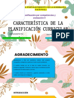 Caracteristica de La Planificación Curricular-1