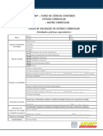 Termo de Validação para Atividades Praticas Equivalentes