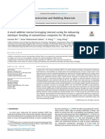 Un Mortero Aditivo Novedoso Que Aprovecha El Curado Interno para Mejorar La Unión Entre Capas Del Compuesto Cementoso para La Impre PDF