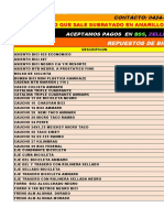 Lista 08-5 Motorepuestos El Junior C.A ®